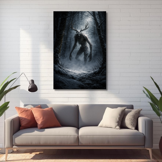 Wendigo Metal Wall Art Print